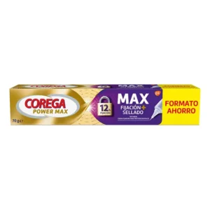 Corega Power Max Fijación + Sellado Sin Sabor 70g